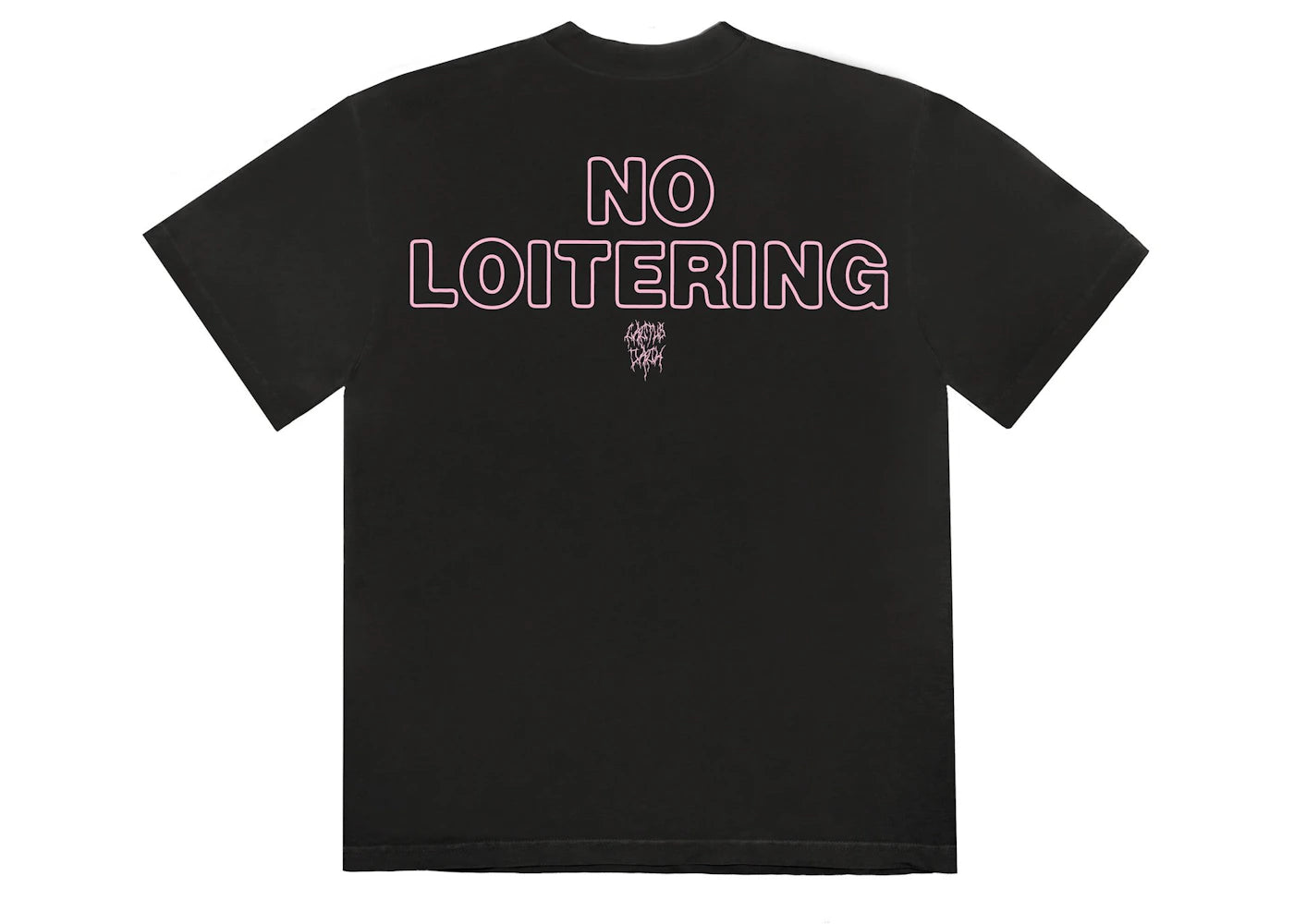 Travis Scott No Loitering T-shirt Black