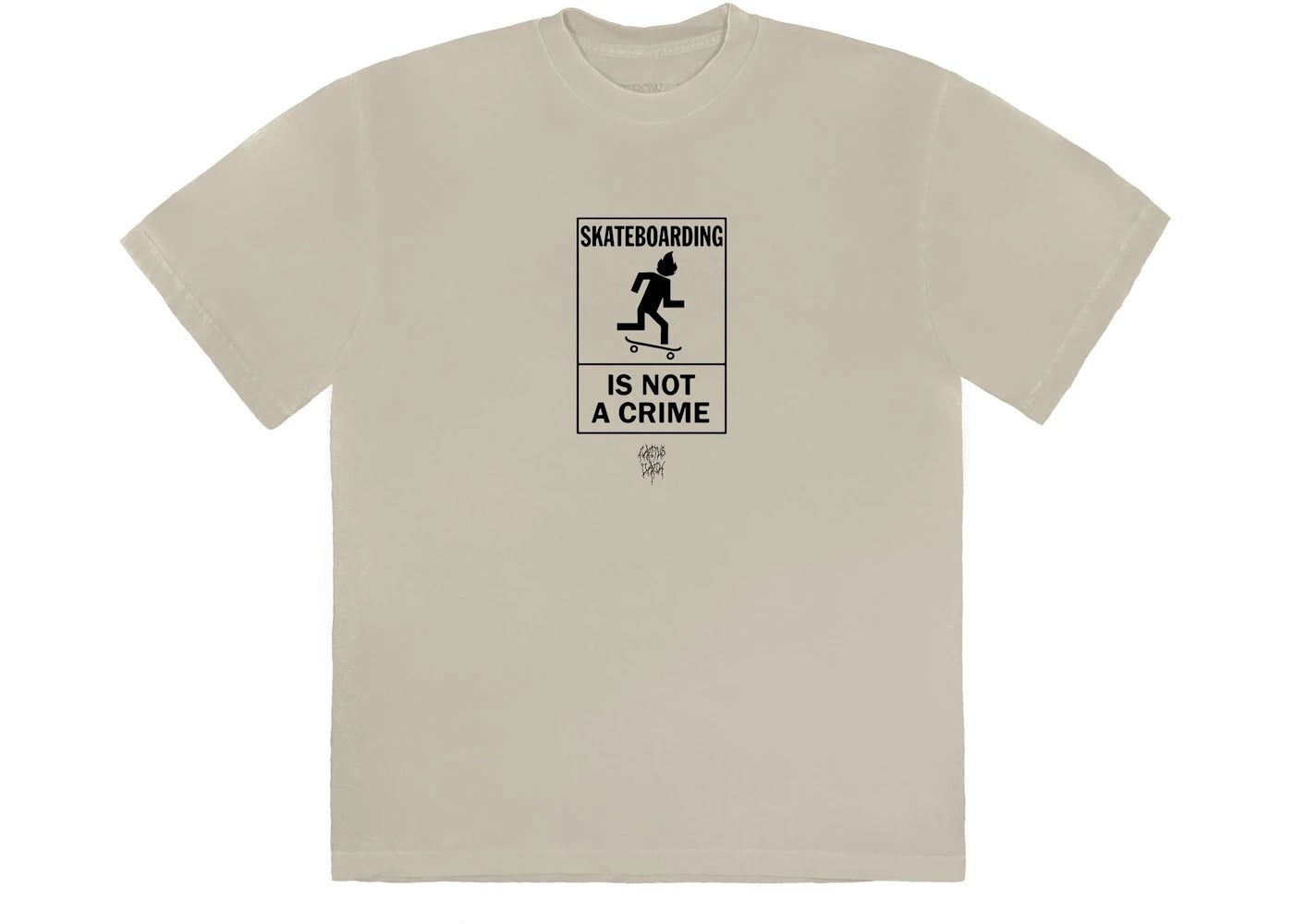 Travis Scott Not A Crime T-Shirt II Grey