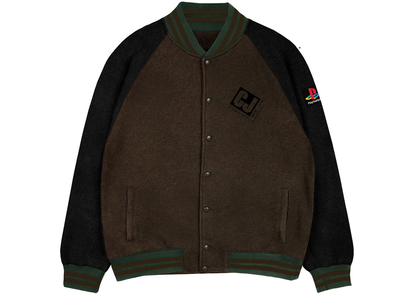 Travis Scott PS Crew Varsity Jacket Brown/Black