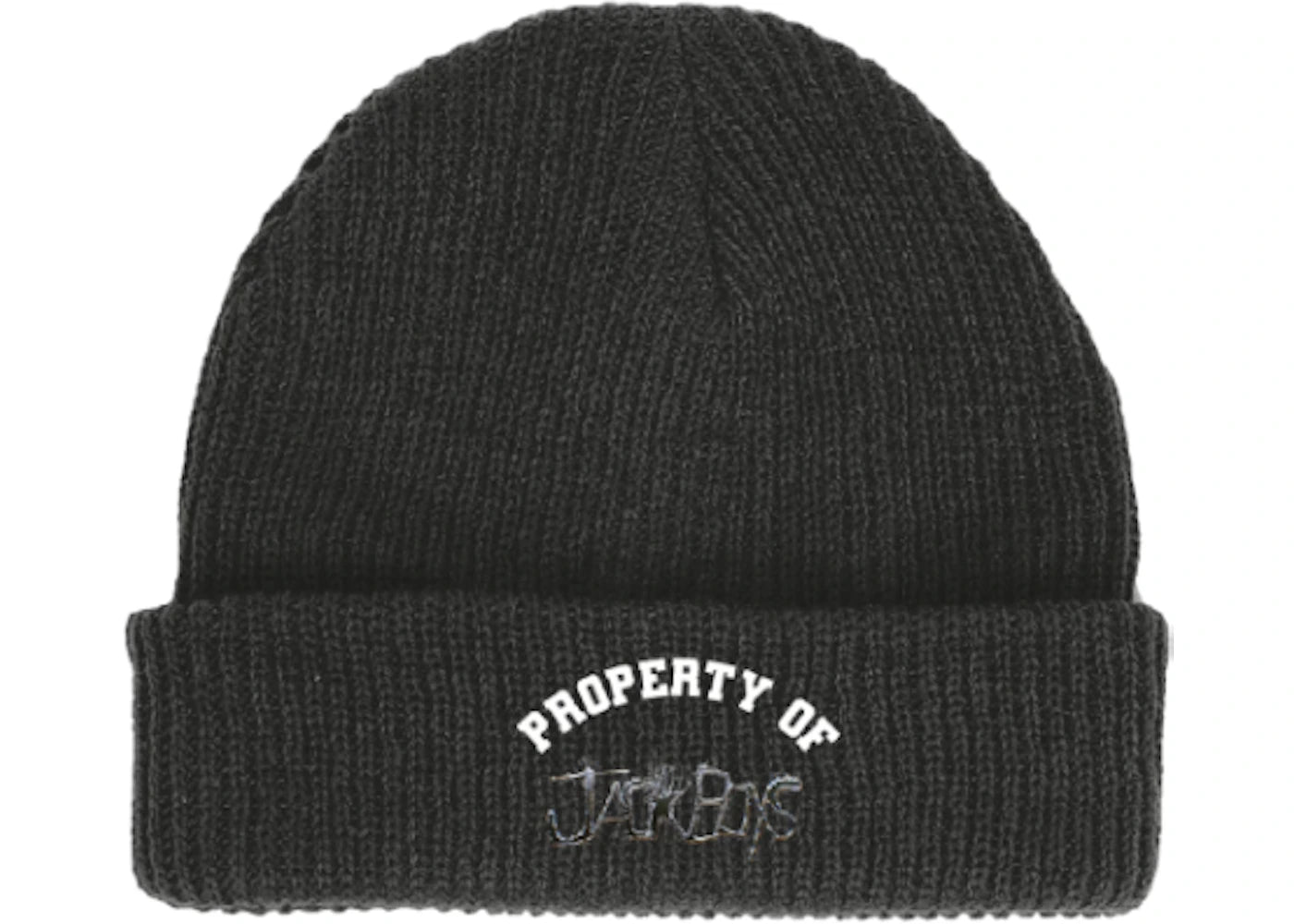 Travis Scott Jack Boys Property of Beanie Black