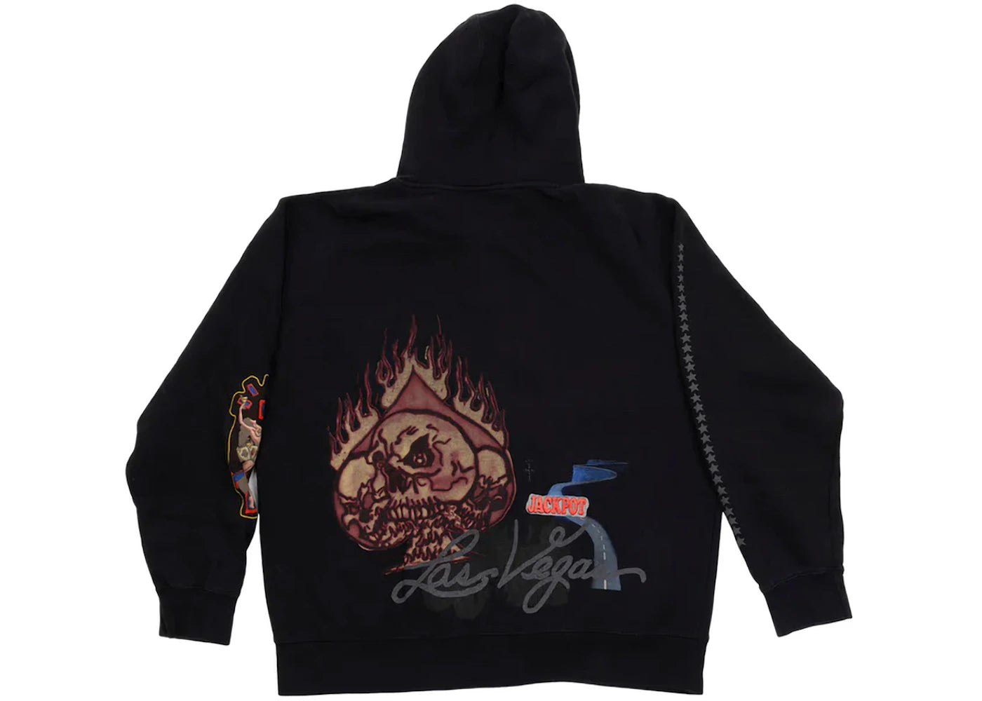 Travis Scott Road to Utopia Las Vegas Aces Zip Hoodie Black