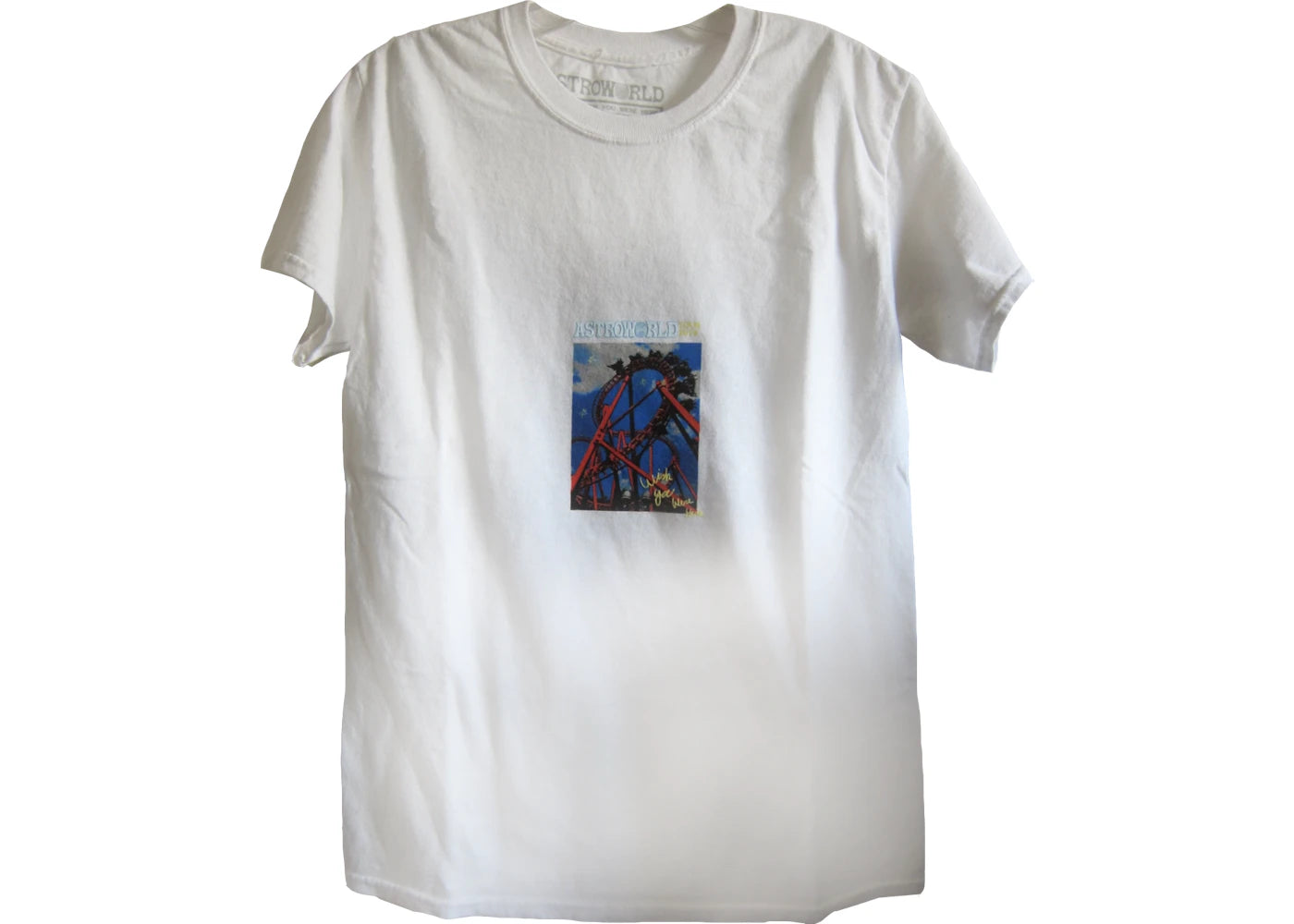 Travis Scott Roller Coaster Tee White