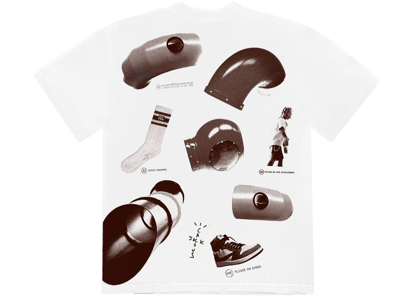 Travis Scott Rules T-shirt White