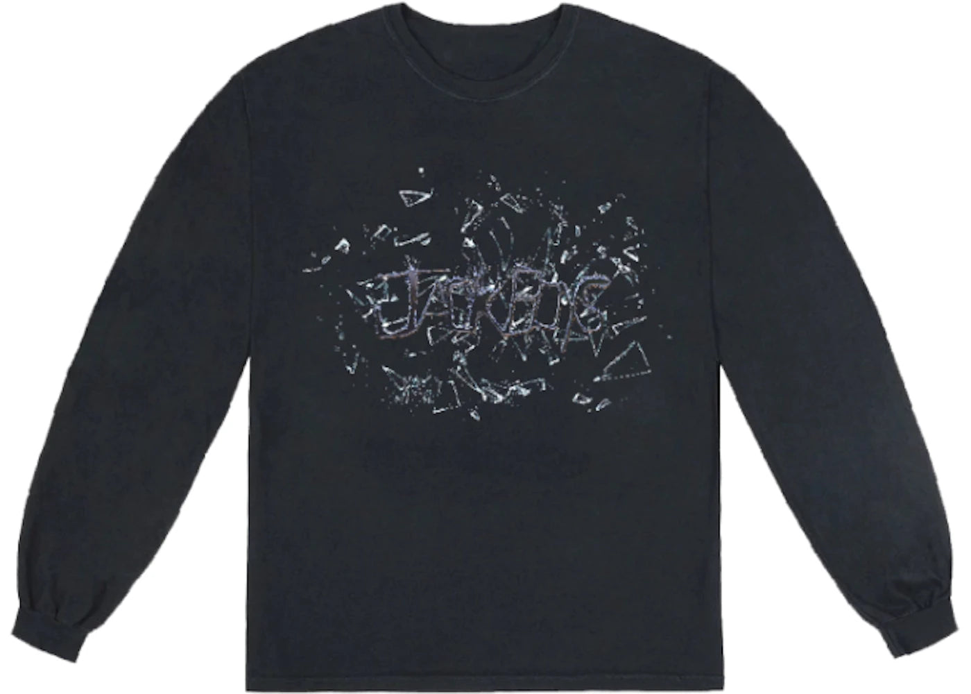 Travis Scott Jack Boys Shatter L/S T-shirt Black