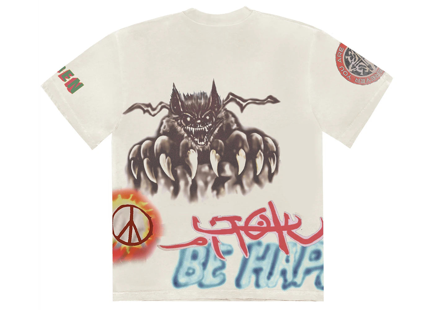 Travis Scott Siren Tee White