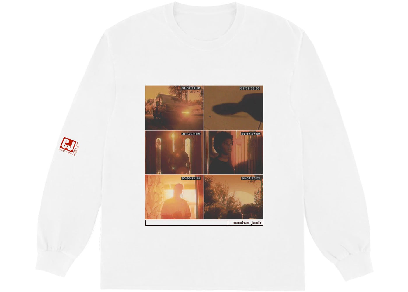 Travis Scott Something's Coming I L/S T-shirt White