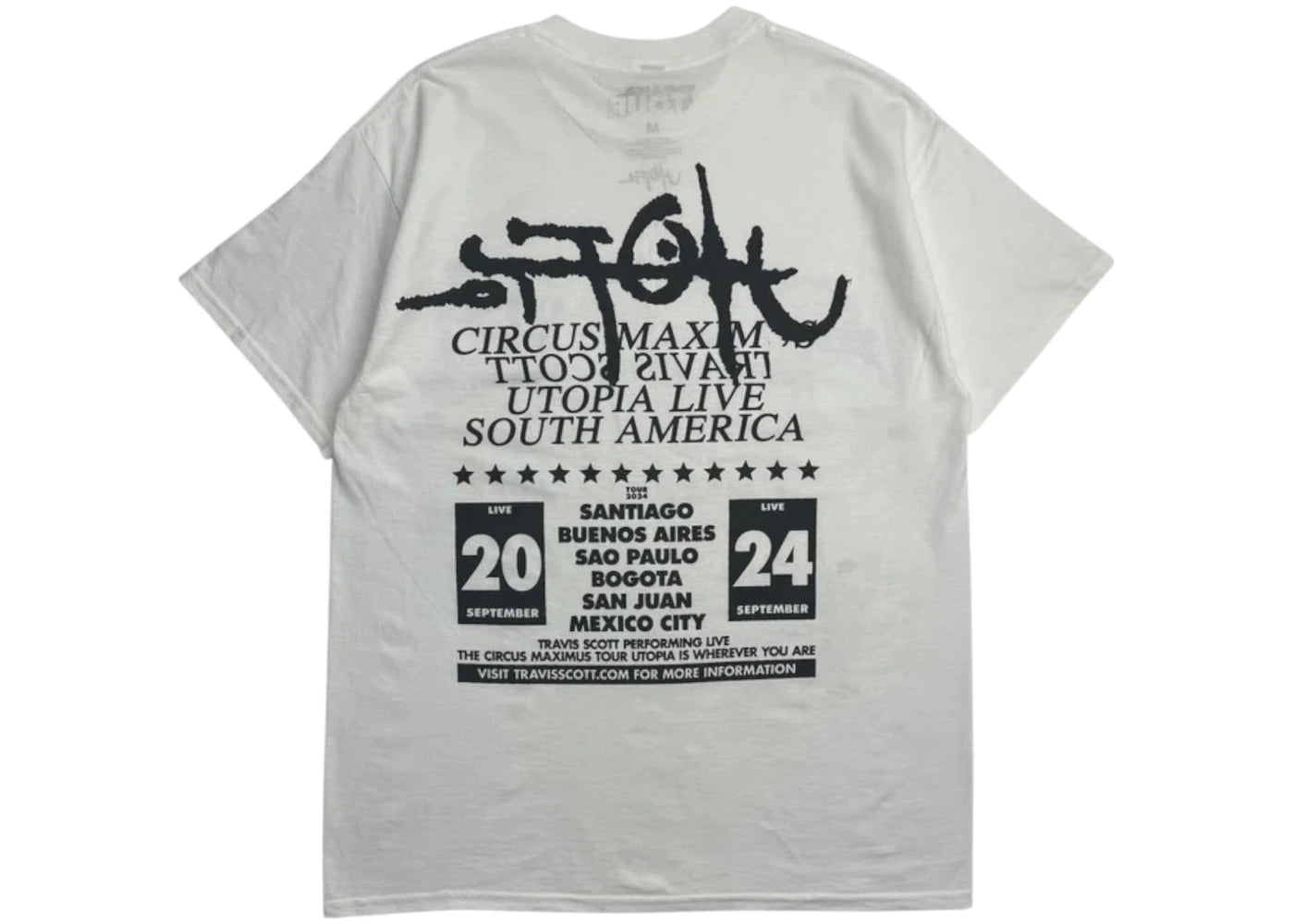 Travis Scott South America Skitzo T-Shirt White