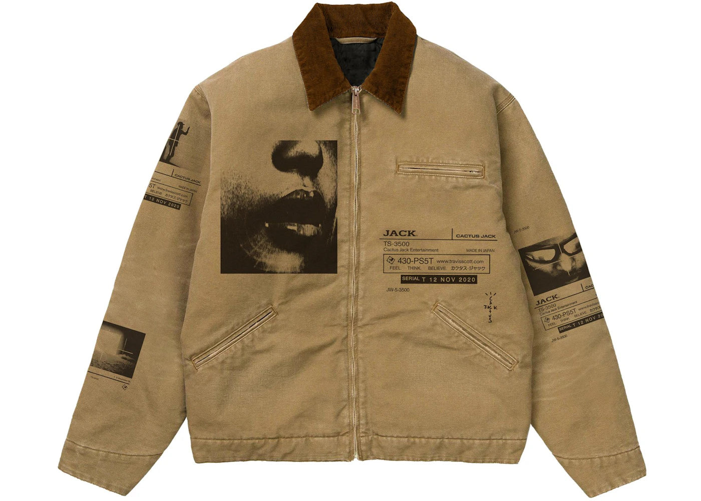 Travis Scott System Work Jacket Tan