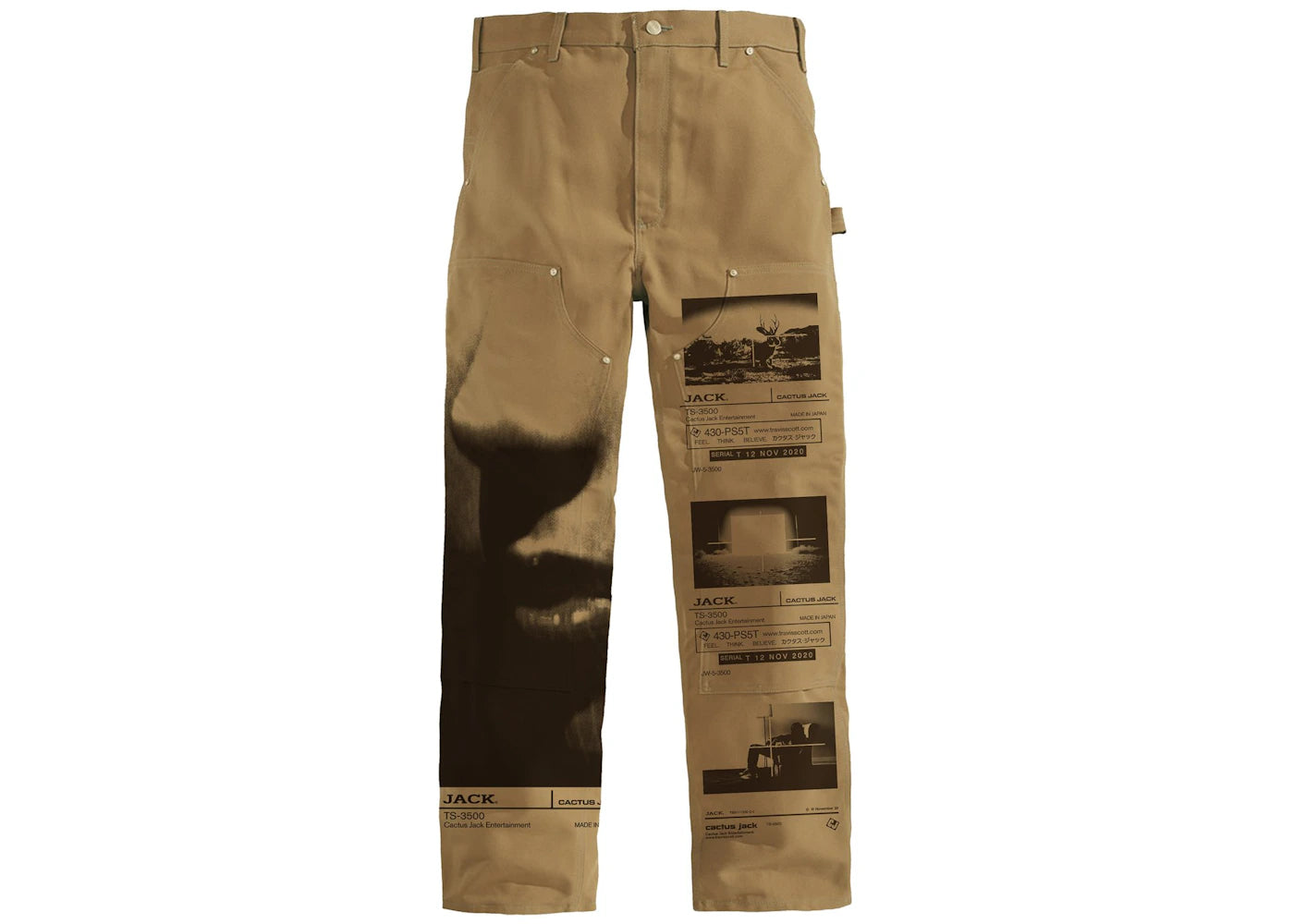 Travis Scott System Work Pants Tan