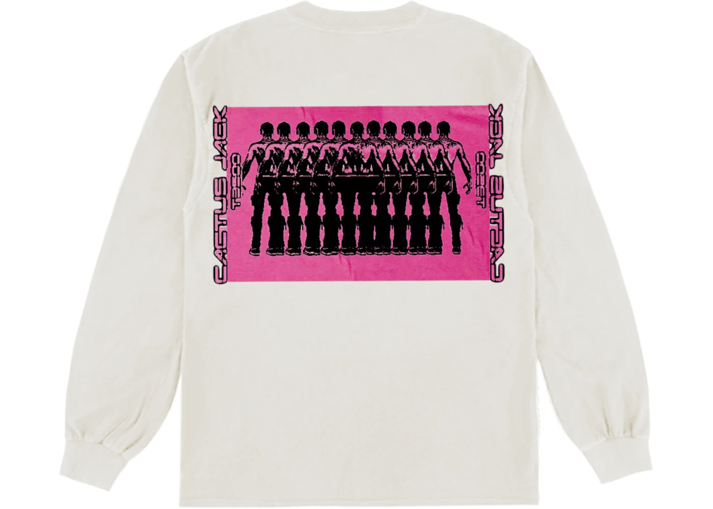 Travis Scott T-3500 Repeat L/S Tee White