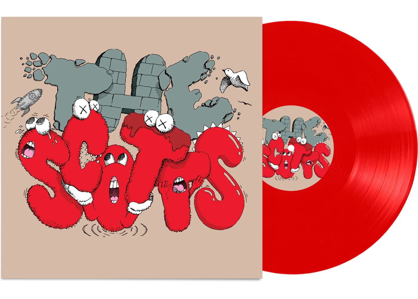 Travis Scott The Scotts KAWS II 12" Red Vinyl