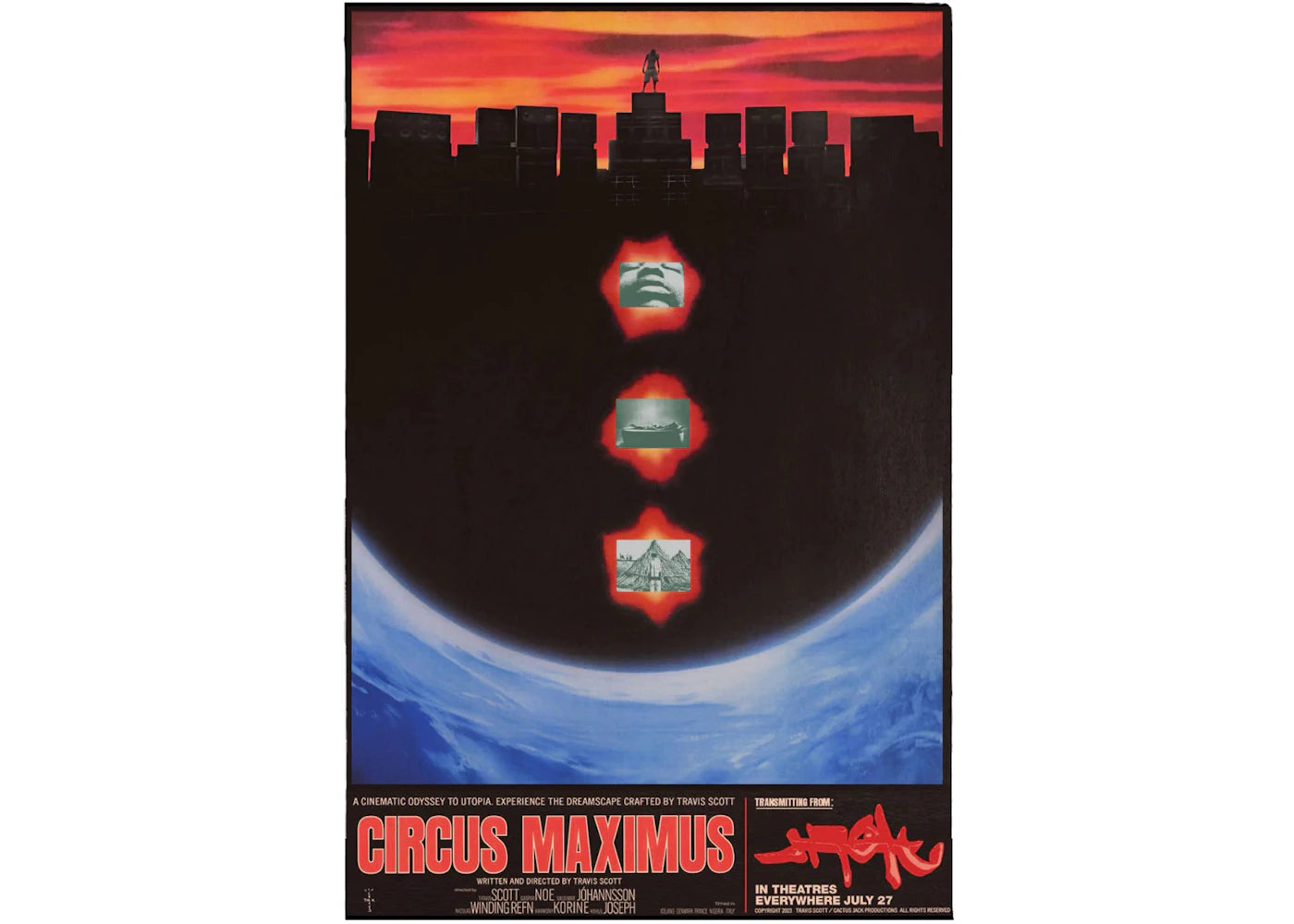 Travis Scott Utopia Circus Maximus Poster III