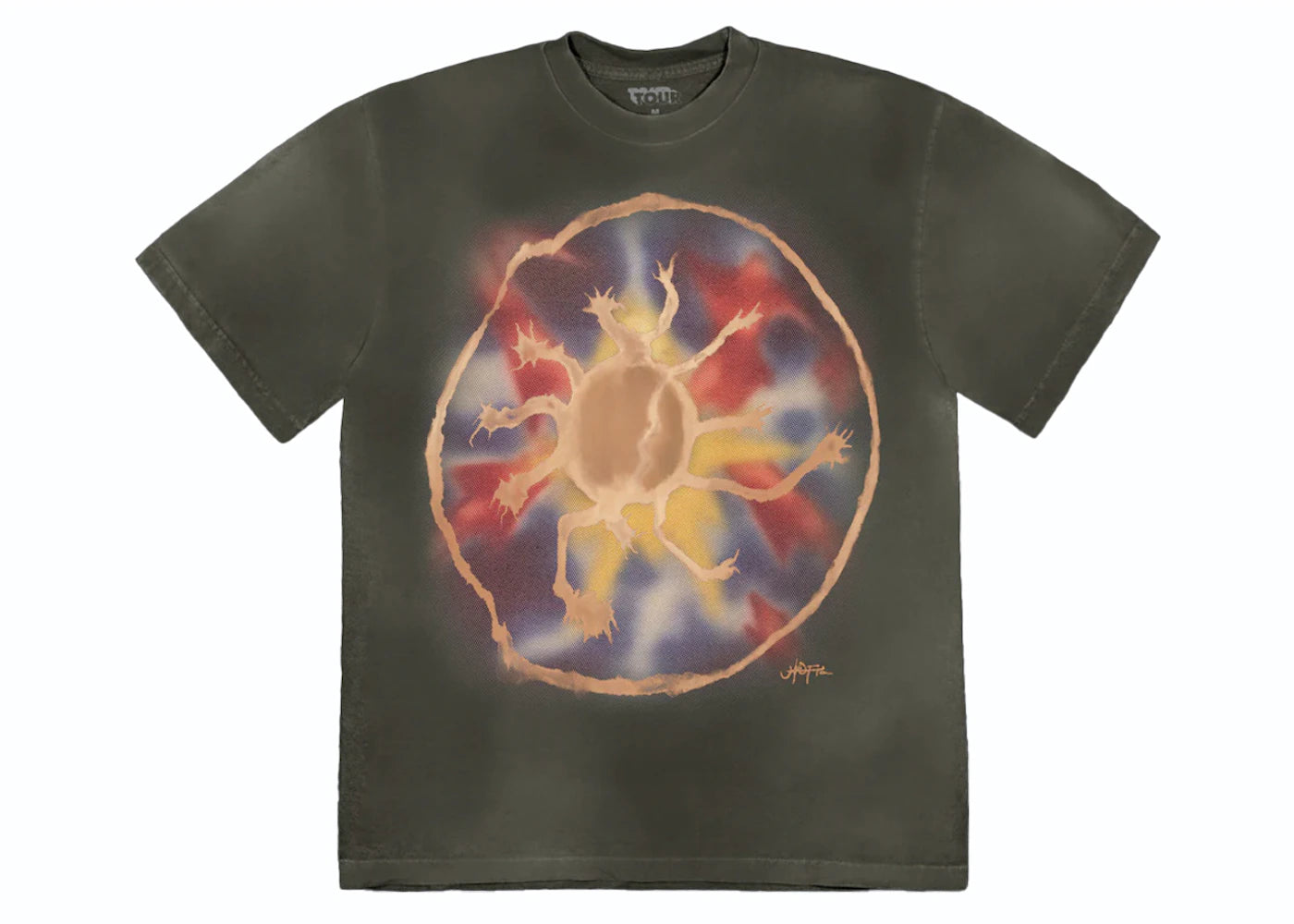 Travis Scott Utopia Is In Philadelphia Tee Multicolor