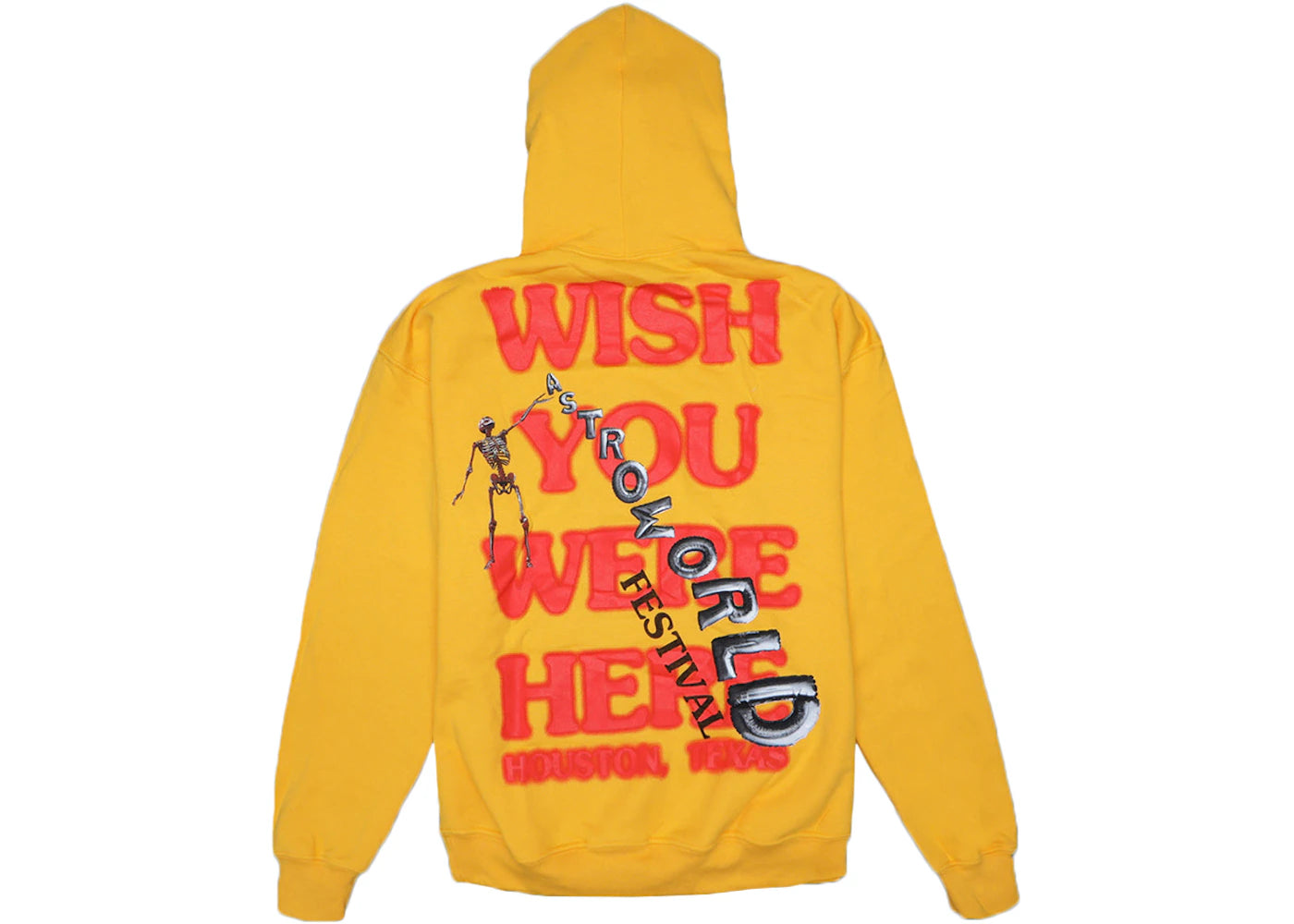 Travis Scott Wish You Were Here Festival Hoodie Yellow
