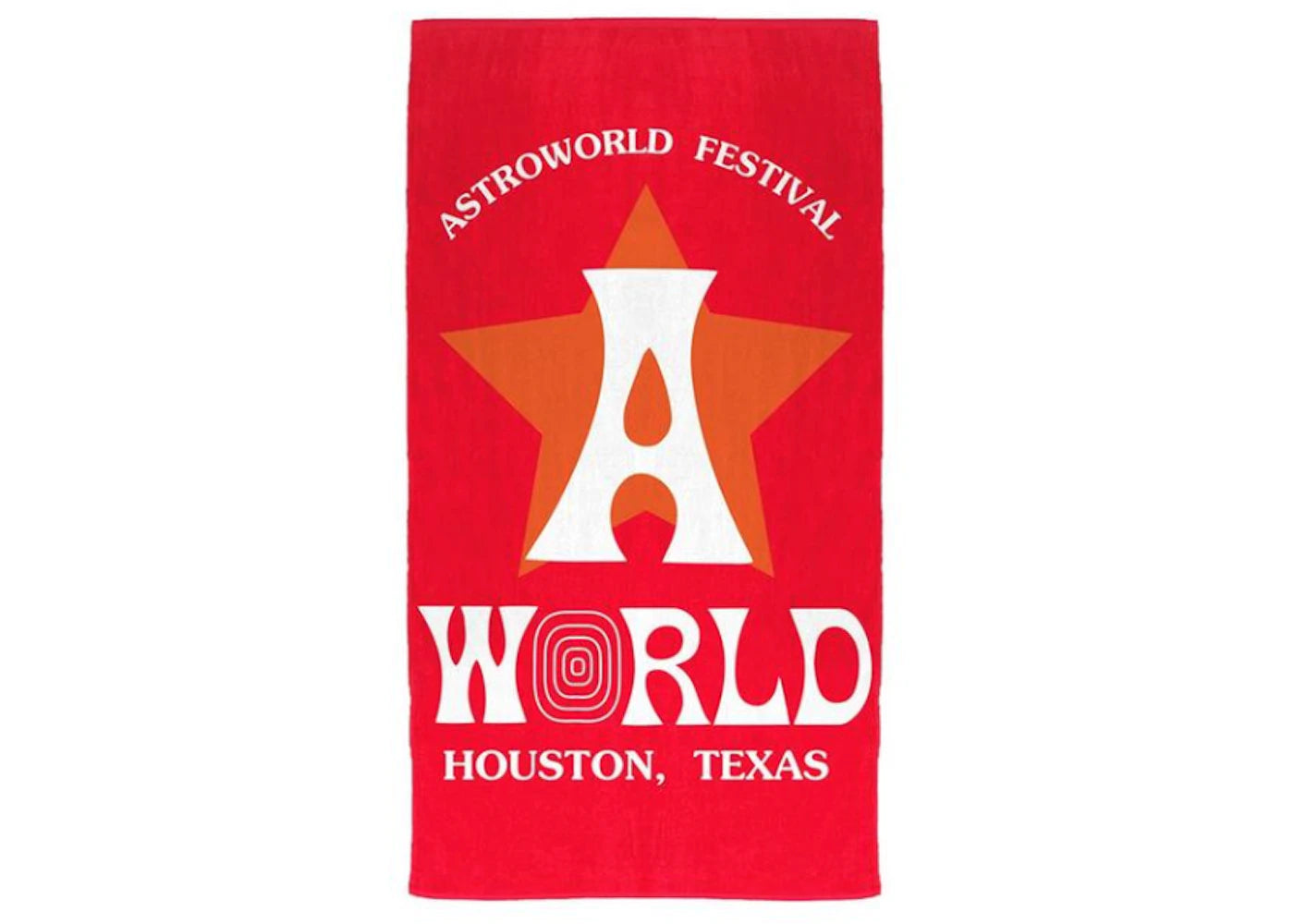 Travis Scott Wish You Were Here Towel Red