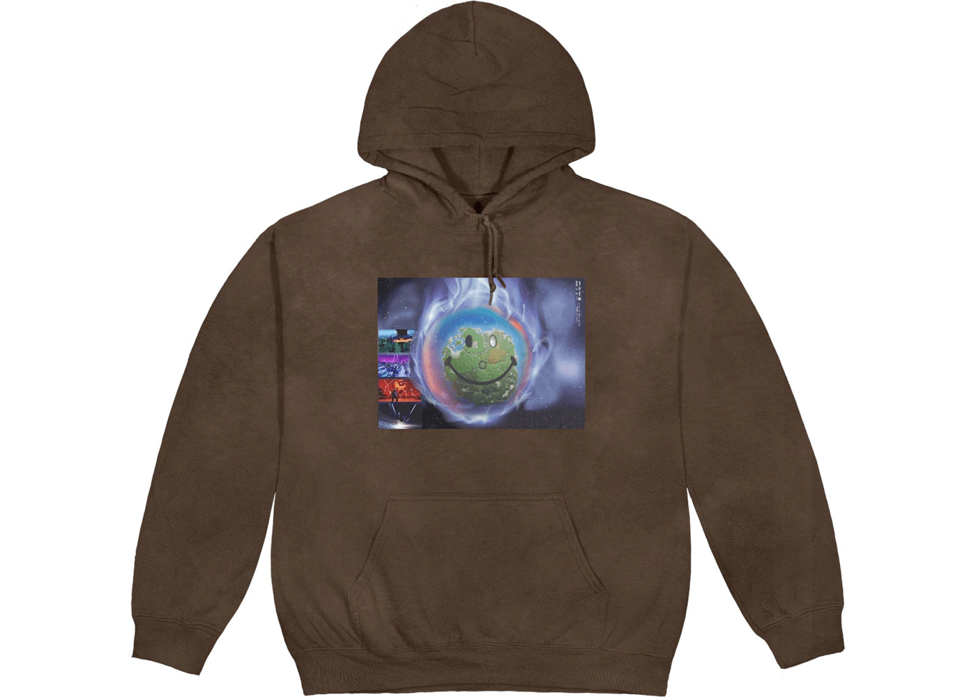 Travis Scott World Event Hoodie Bleached Black