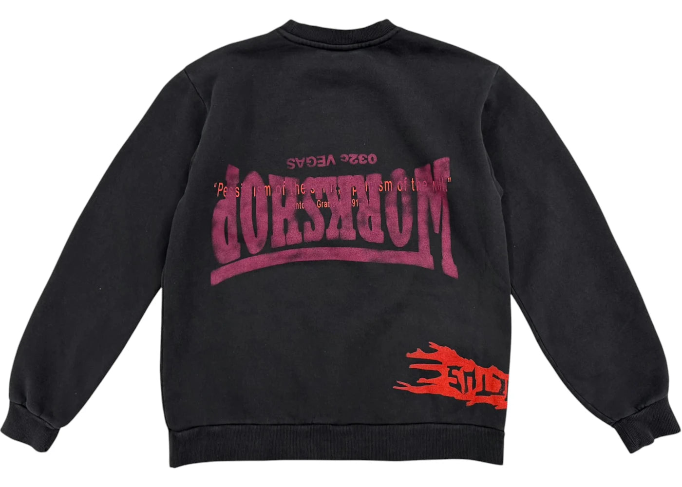 Travis Scott x 032C Workshop Crewneck Black