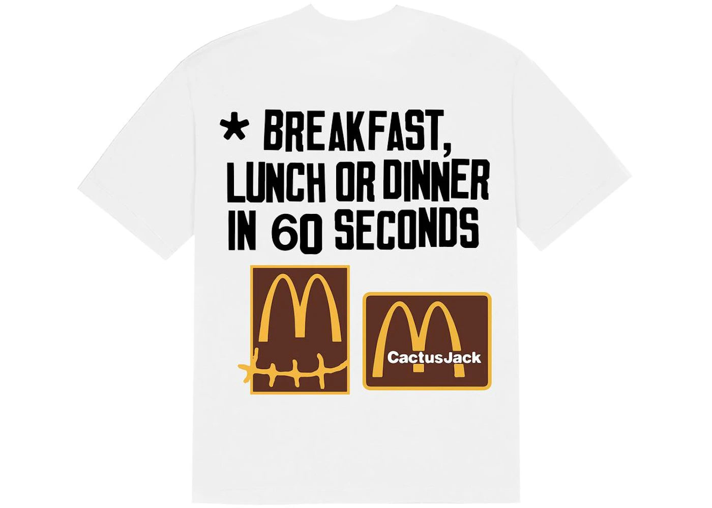 Travis Scott x CPFM 4 CJ 60 Seconds T-shirt White