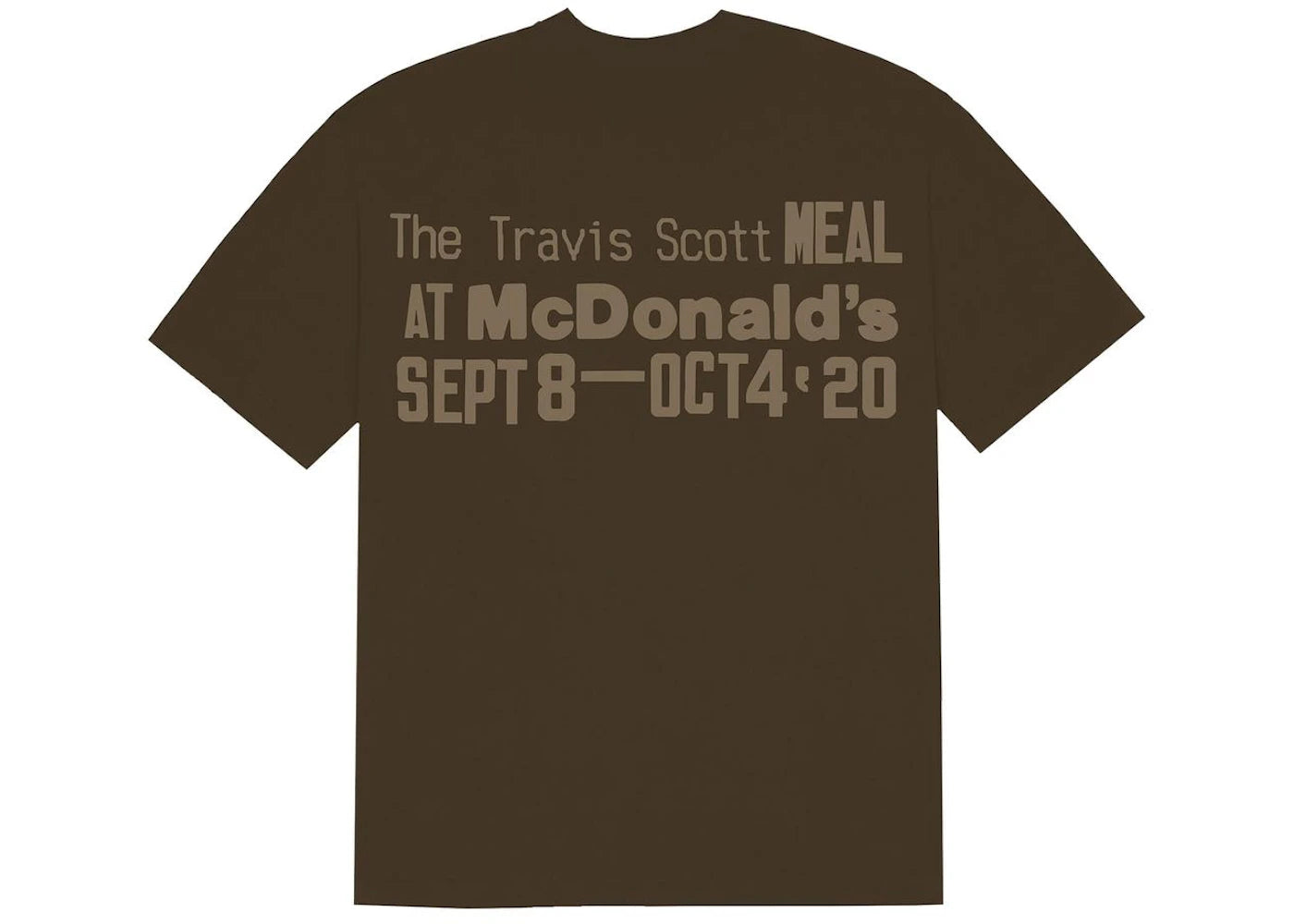 Travis Scott x CPFM 4 CJ Grill Slip T-shirt Brown