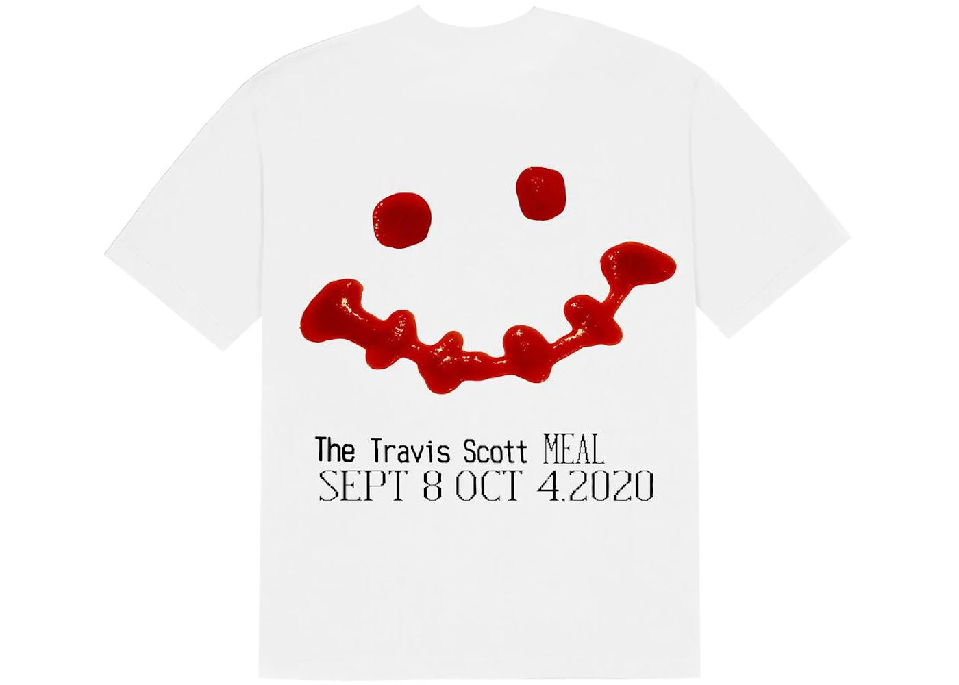 Travis Scott x CPFM 4 CJ Ketchup T-shirt White