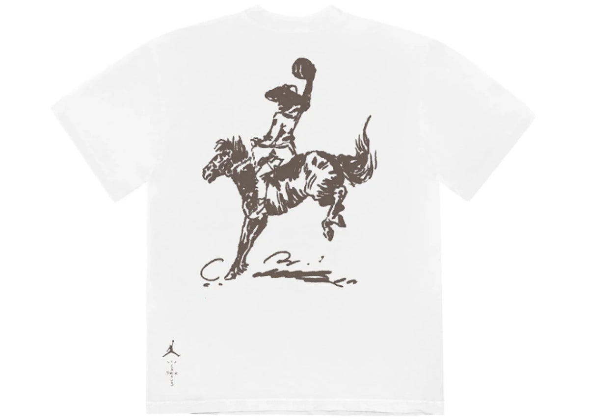 Travis Scott x Jordan Best On Earth T-shirt White