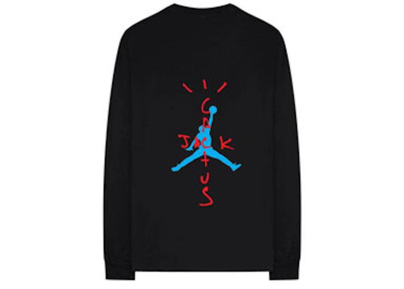 Travis Scott x Jordan Cactus Jack L/S Tee Black