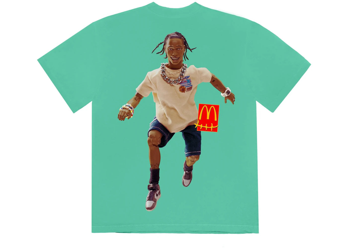 Travis Scott x McDonald's Action Figure Series IV T-shirt Mint
