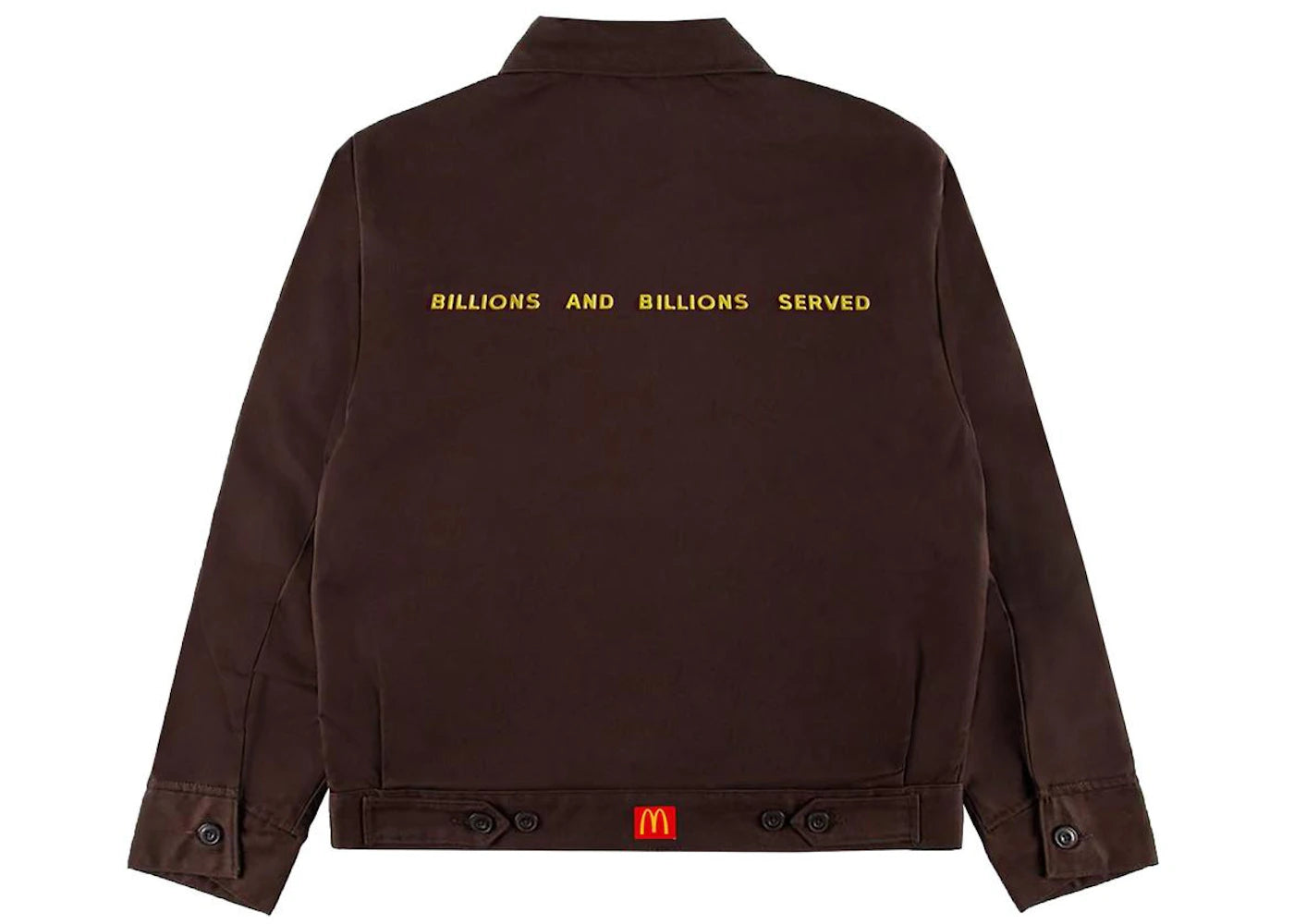 Travis Scott x McDonald's Billions Served Work Jacket Brown