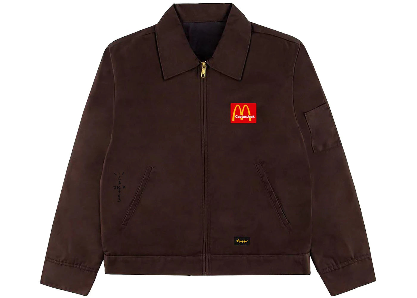 Travis Scott x McDonald's Billions Served Work Jacket Brown