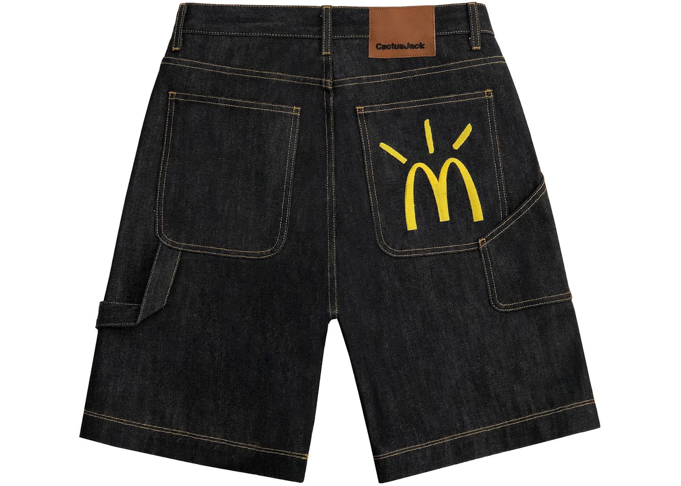 Travis Scott x McDonald's Cactus Arches Denim Shorts Indigo