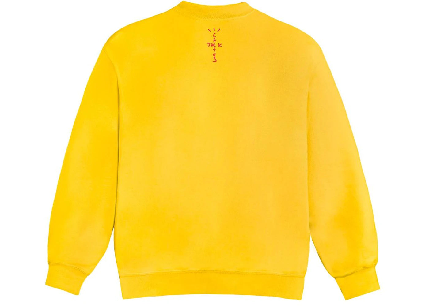 Travis Scott x McDonald's Cactus Jack Spelling Crewneck Yellow