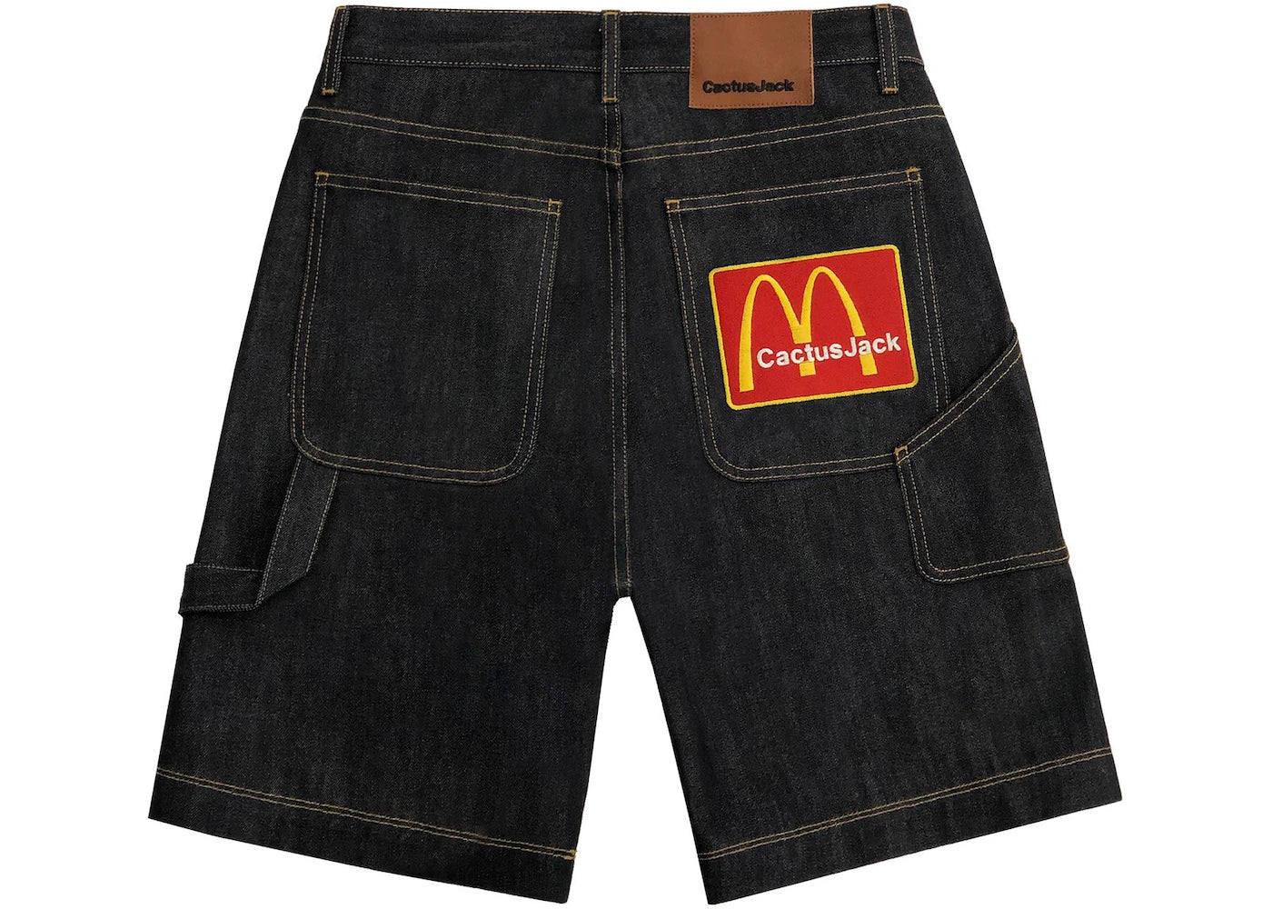 Travis Scott x McDonald's Cj Arches Denim Shorts Indigo