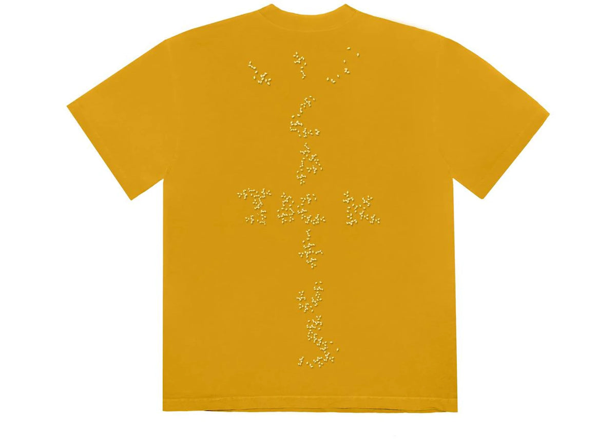 Travis Scott x McDonald's Sesame Inv II T-shirt Gold