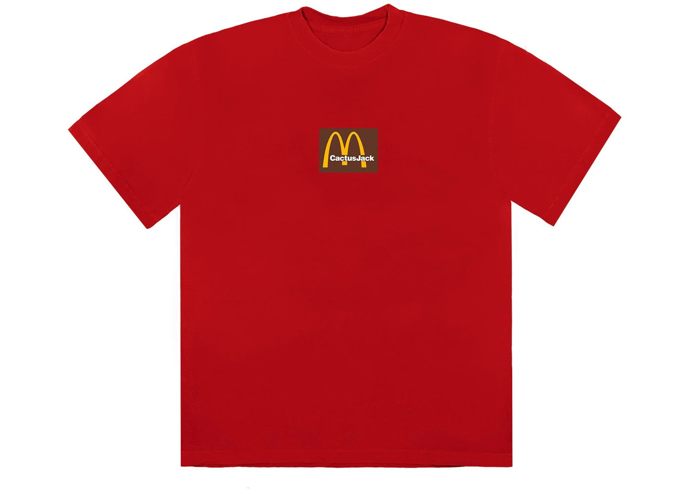 Travis Scott x McDonald's Sesame Inv III T-shirt Red
