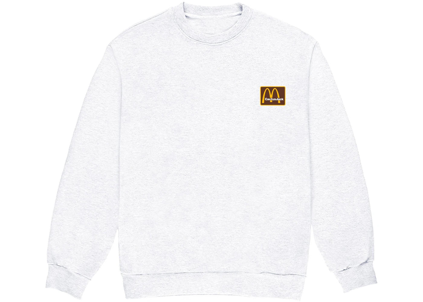 Travis Scott x McDonald's Staff Inv Crewneck Ash Grey