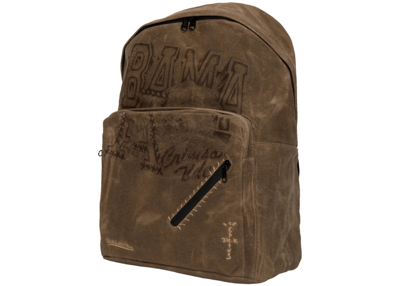 Travis Scott x Mitchell & Ness Alabama Crimson Tide Backpack Brown