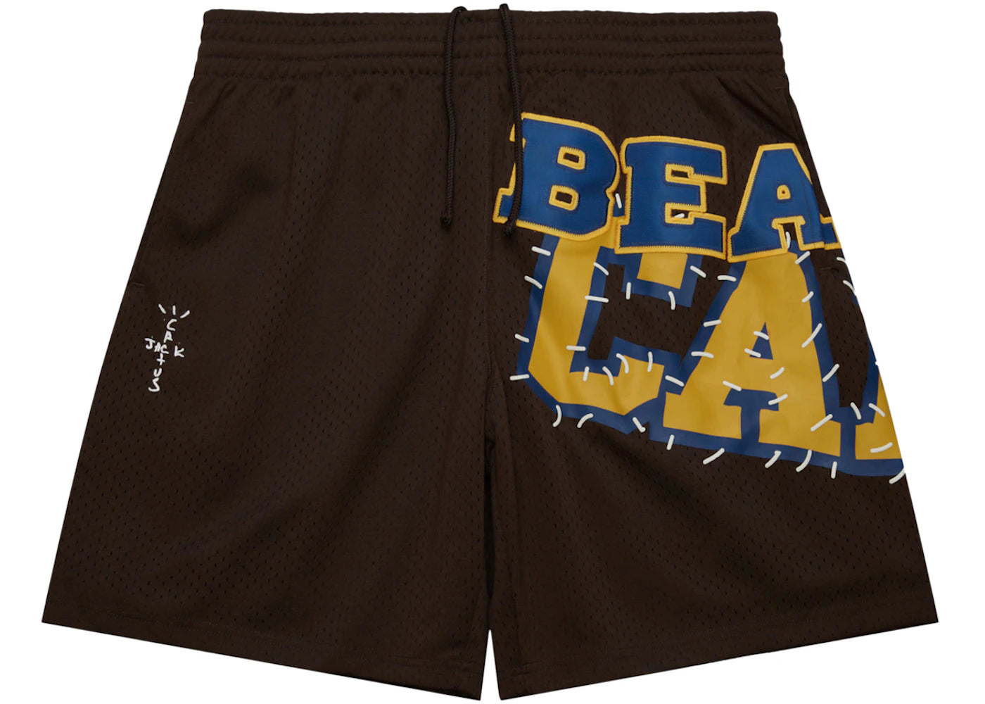 Travis Scott x Mitchell & Ness Cal Bears Basketball Shorts Brown