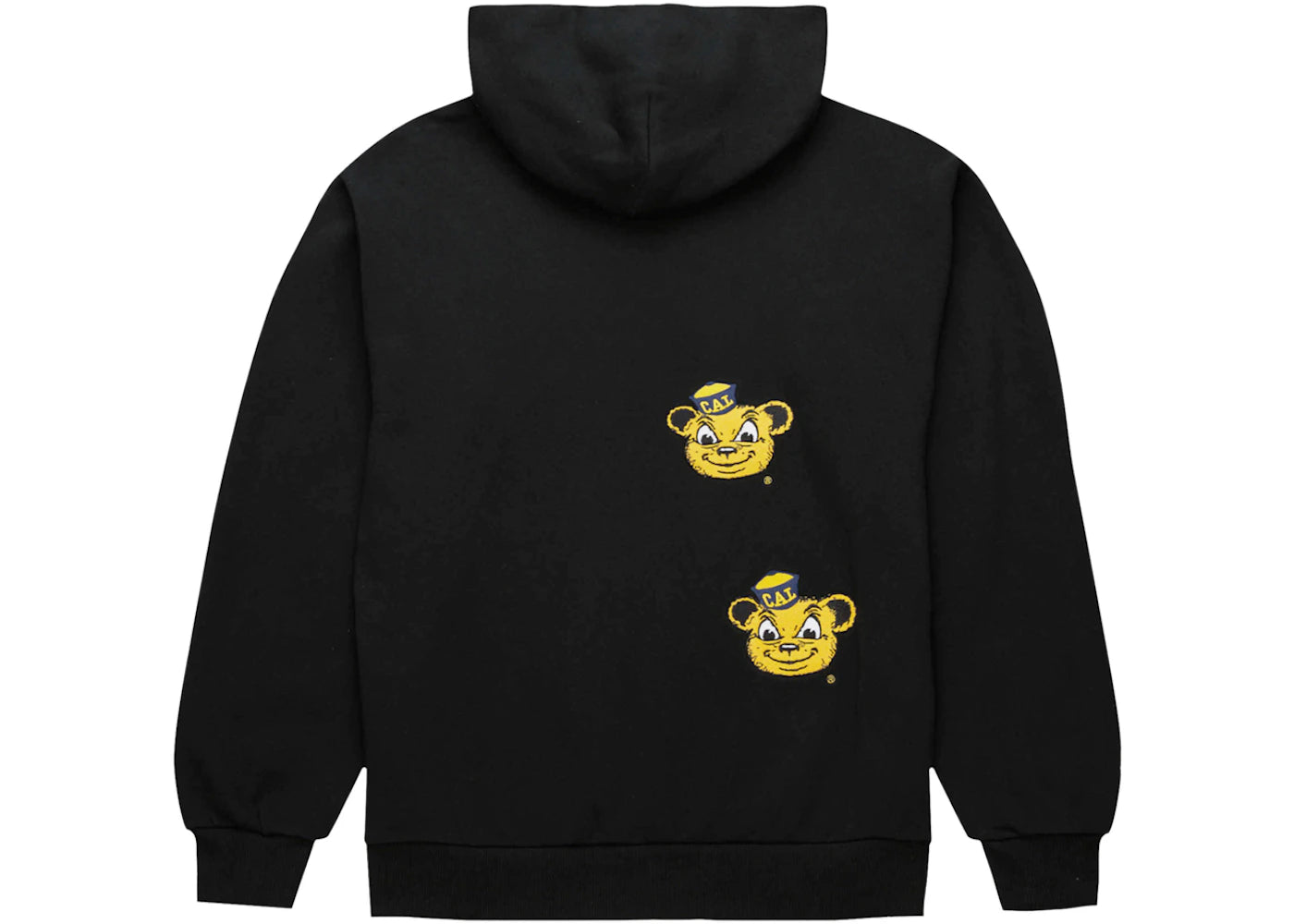 Travis Scott x Mitchell & Ness Cal Bears Overlap Pullover Hoodie Black