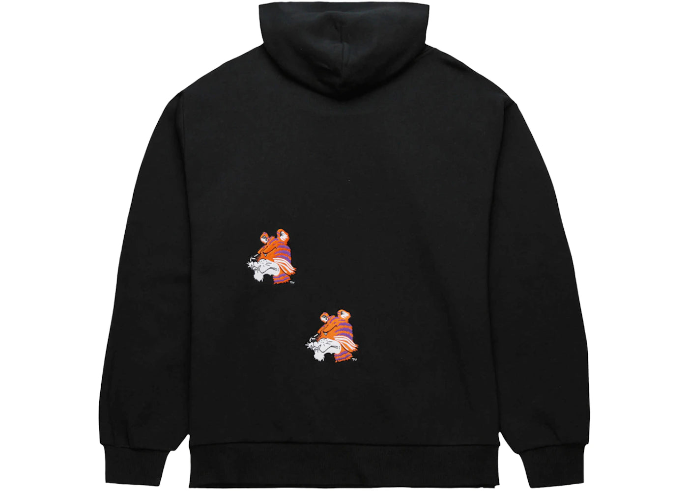 Travis Scott x Mitchell & Ness Clemson Tigers Overlap Pullover Hoodie Black
