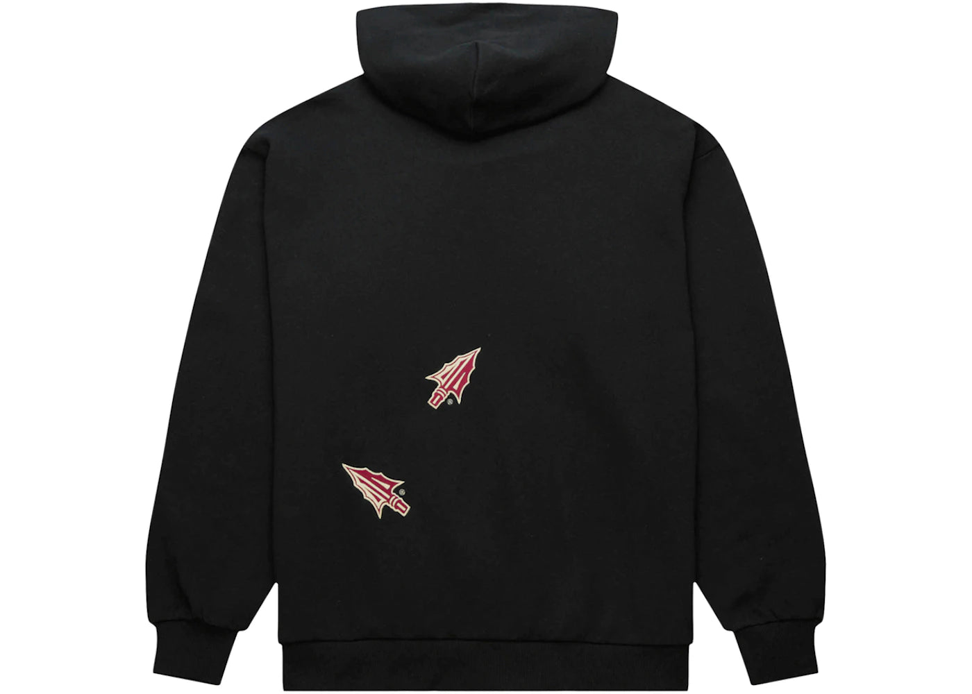 Travis Scott x Mitchell & Ness Florida State Seminoles Overlap Pullover Hoodie Black