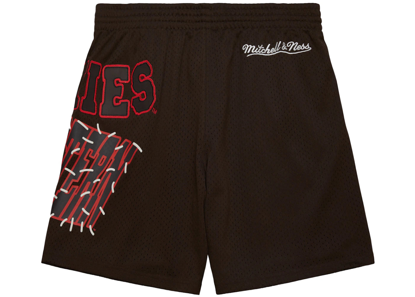 Travis Scott x Mitchell & Ness Northeastern Huskies Basketball Shorts Brown