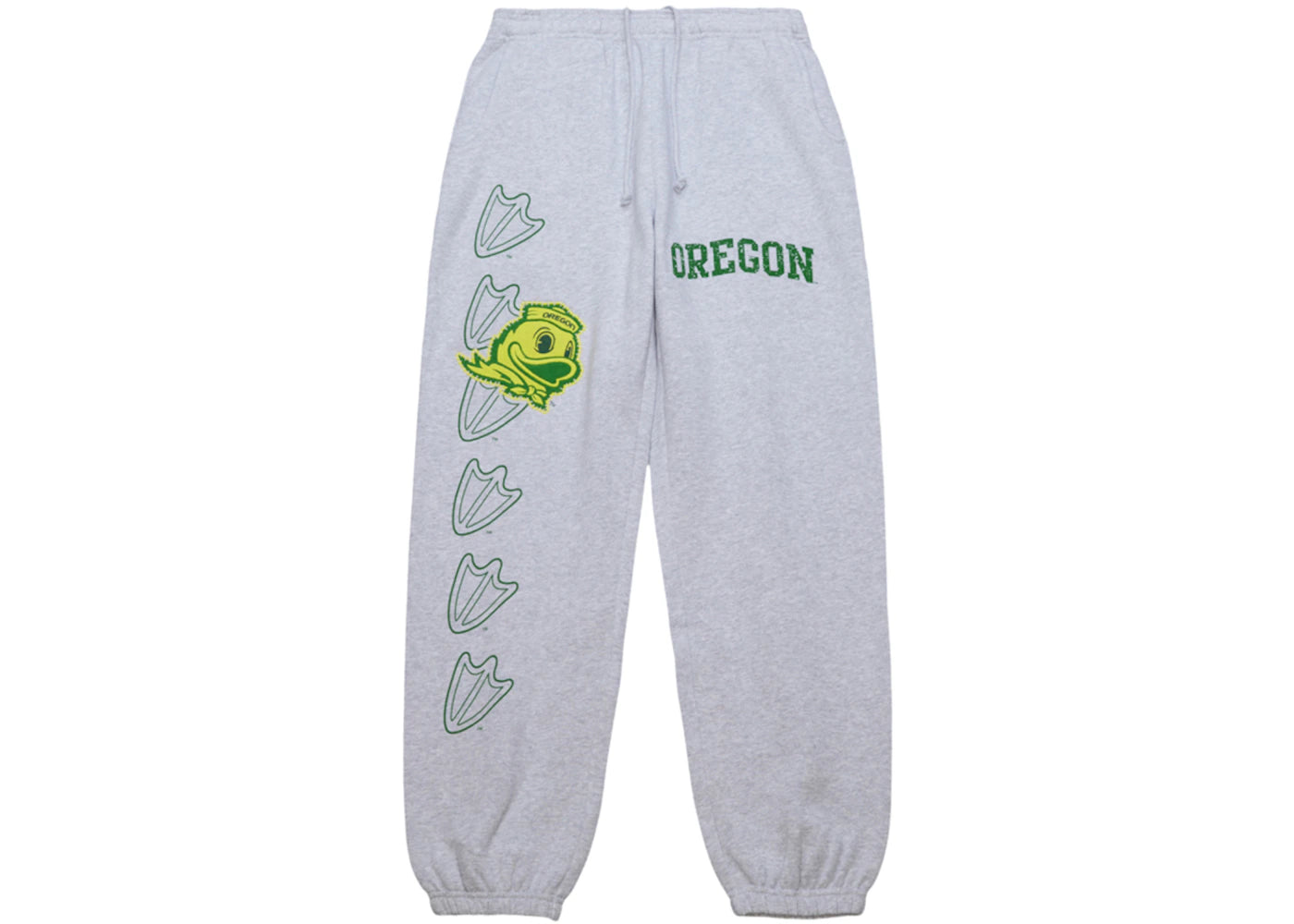 Travis Scott x Mitchell & Ness Oregon Ducks Classic Sweatpants Heather Gray