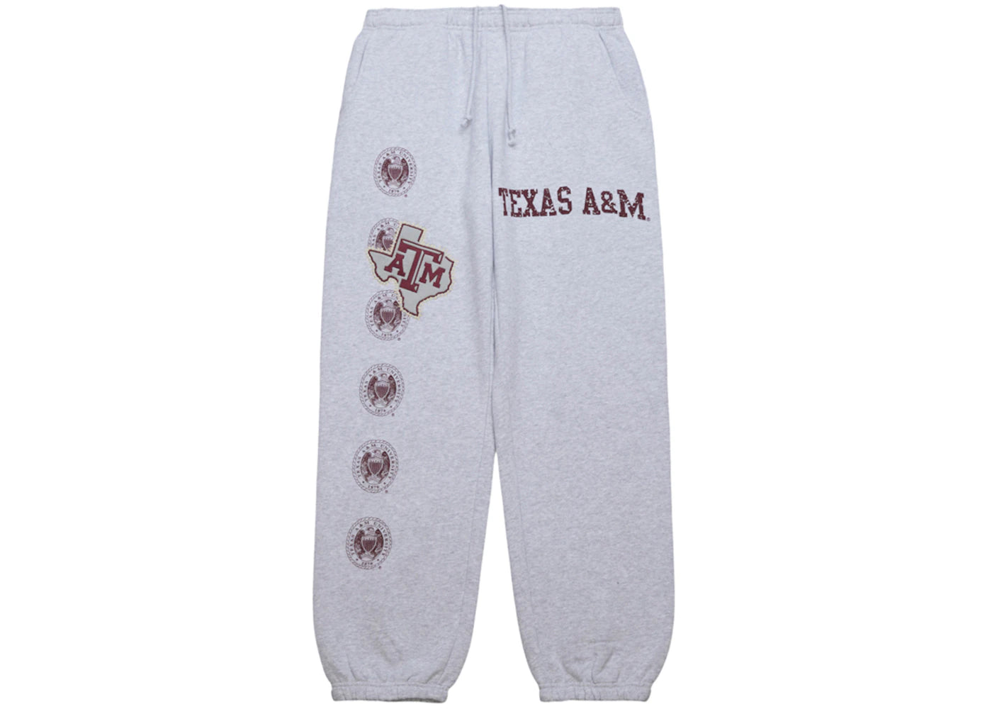 Travis Scott x Mitchell & Ness Texas A&M Aggies Classic Sweatpants Heather Gray