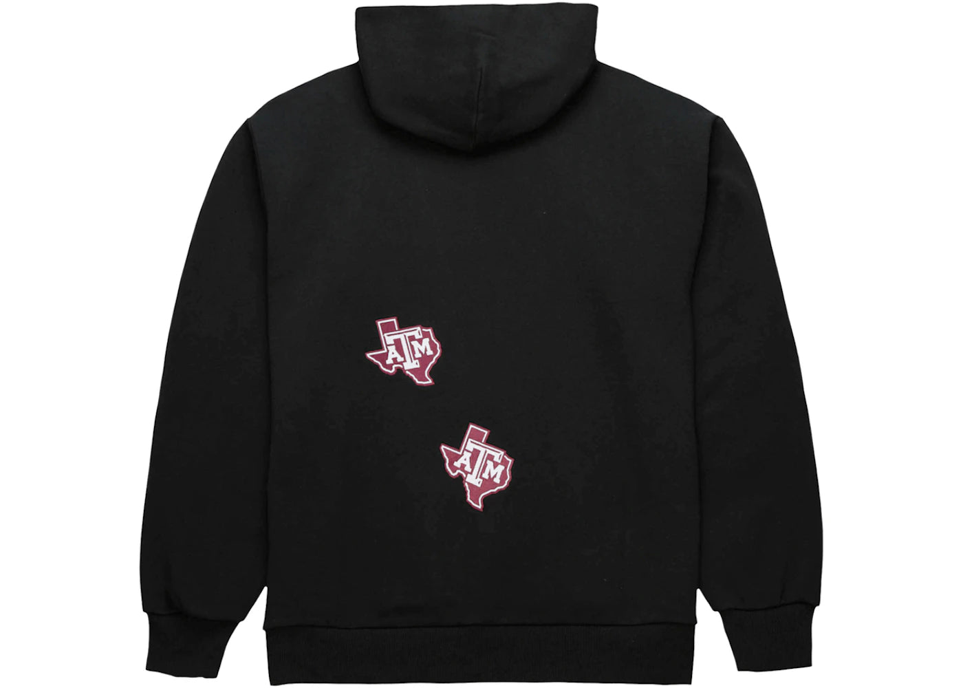 Travis Scott x Mitchell & Ness Texas A&M Aggies Overlap Pullover Hoodie Black