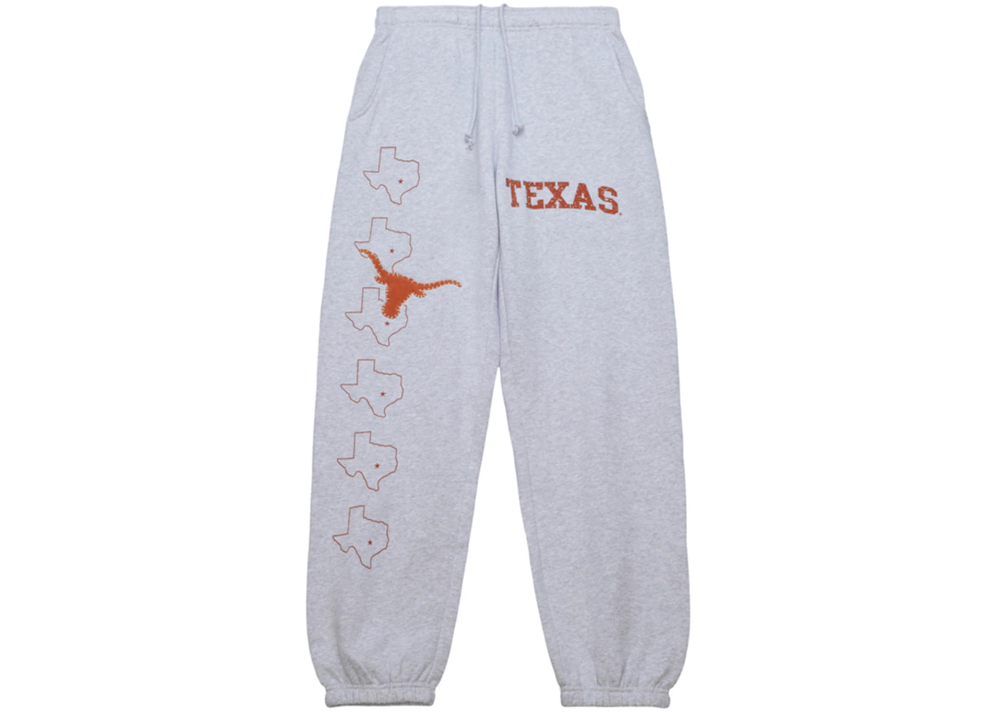 Travis Scott x Mitchell & Ness Texas Longhorns Classic Sweatpants Heather Gray