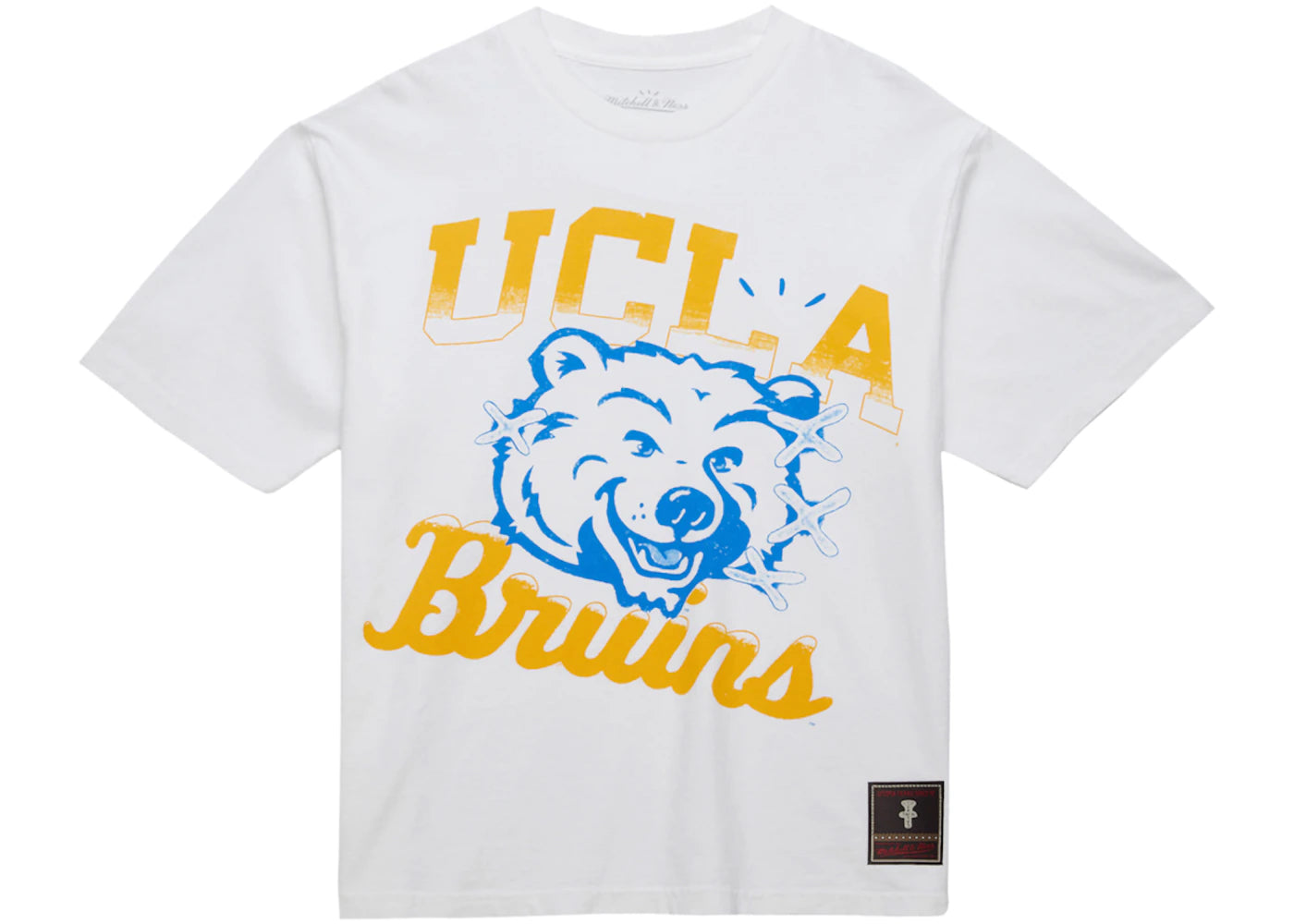 Travis Scott x Mitchell & Ness UCLA Bruins Hand-Drawn T-Shirt White