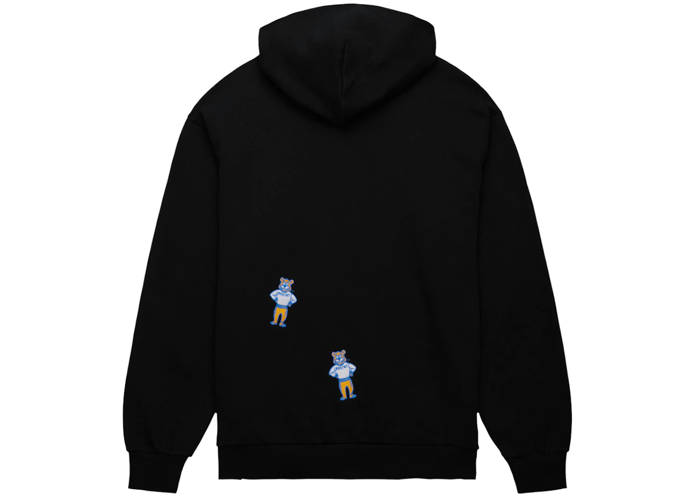 Travis Scott x Mitchell & Ness UCLA Bruins Overlap Pullover Hoodie Black