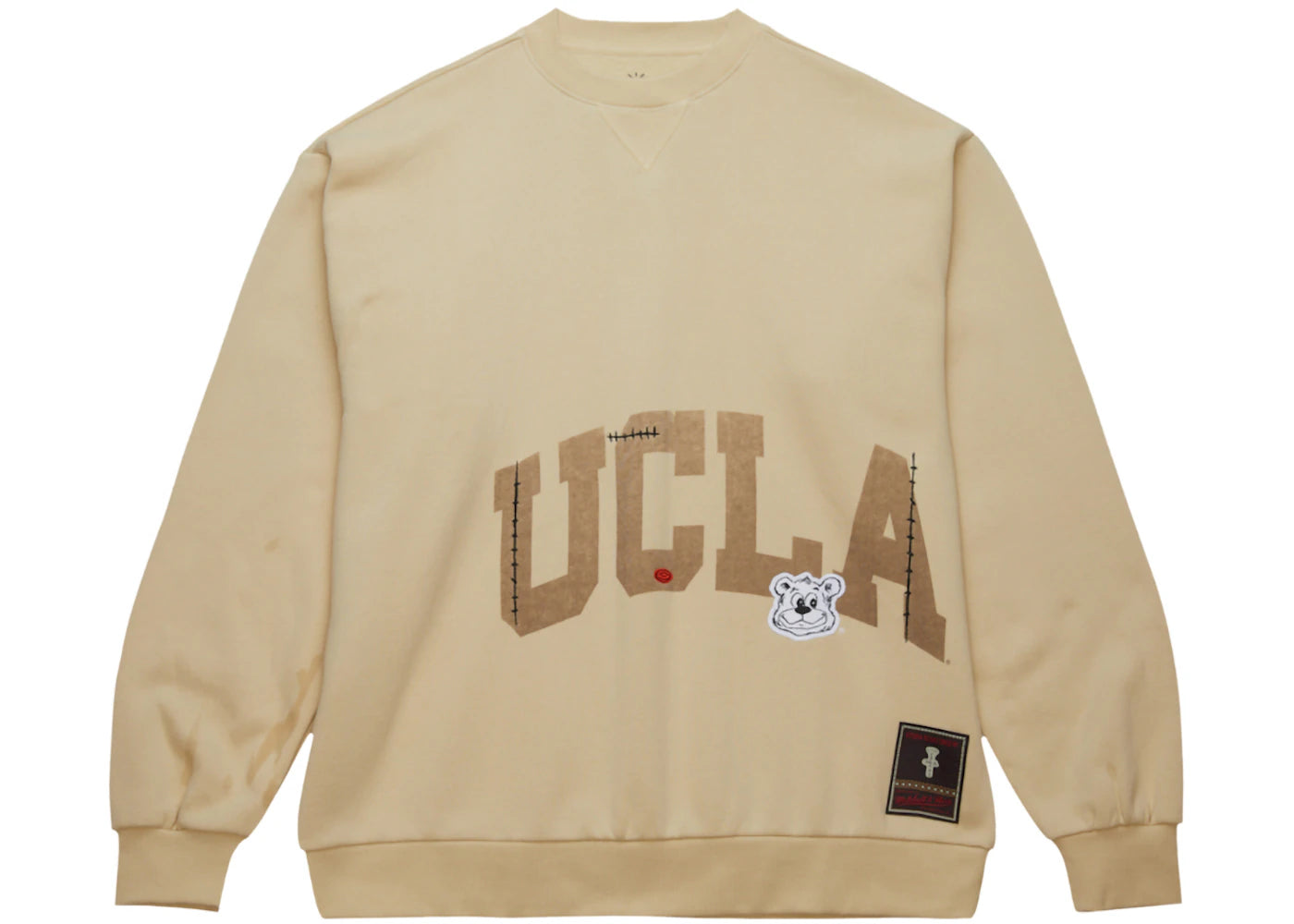 Travis Scott x Mitchell & Ness UCLA Bruins Pullover Sweatshirt Tan