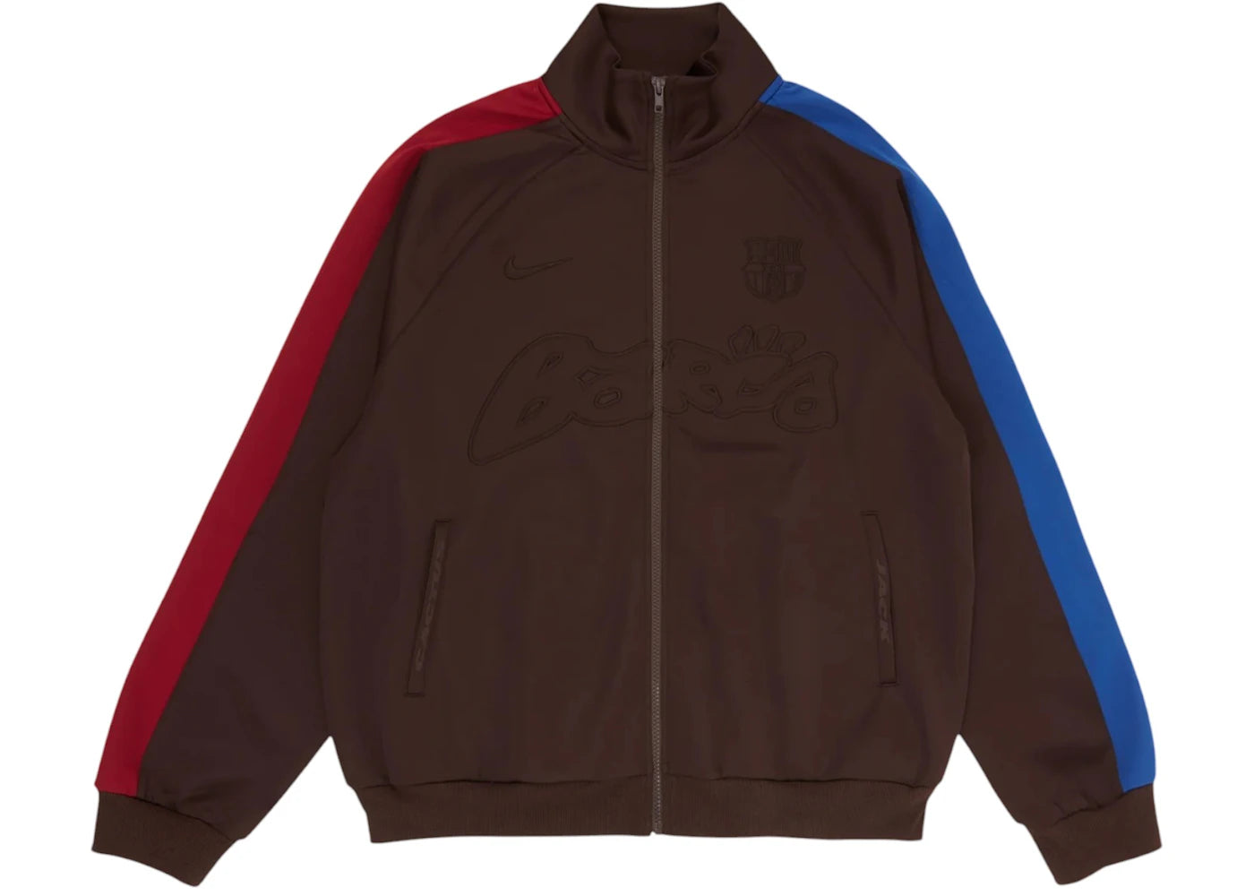Travis Scott x Nike x FC Barcelona Retro Zip Anthem Jacket Black