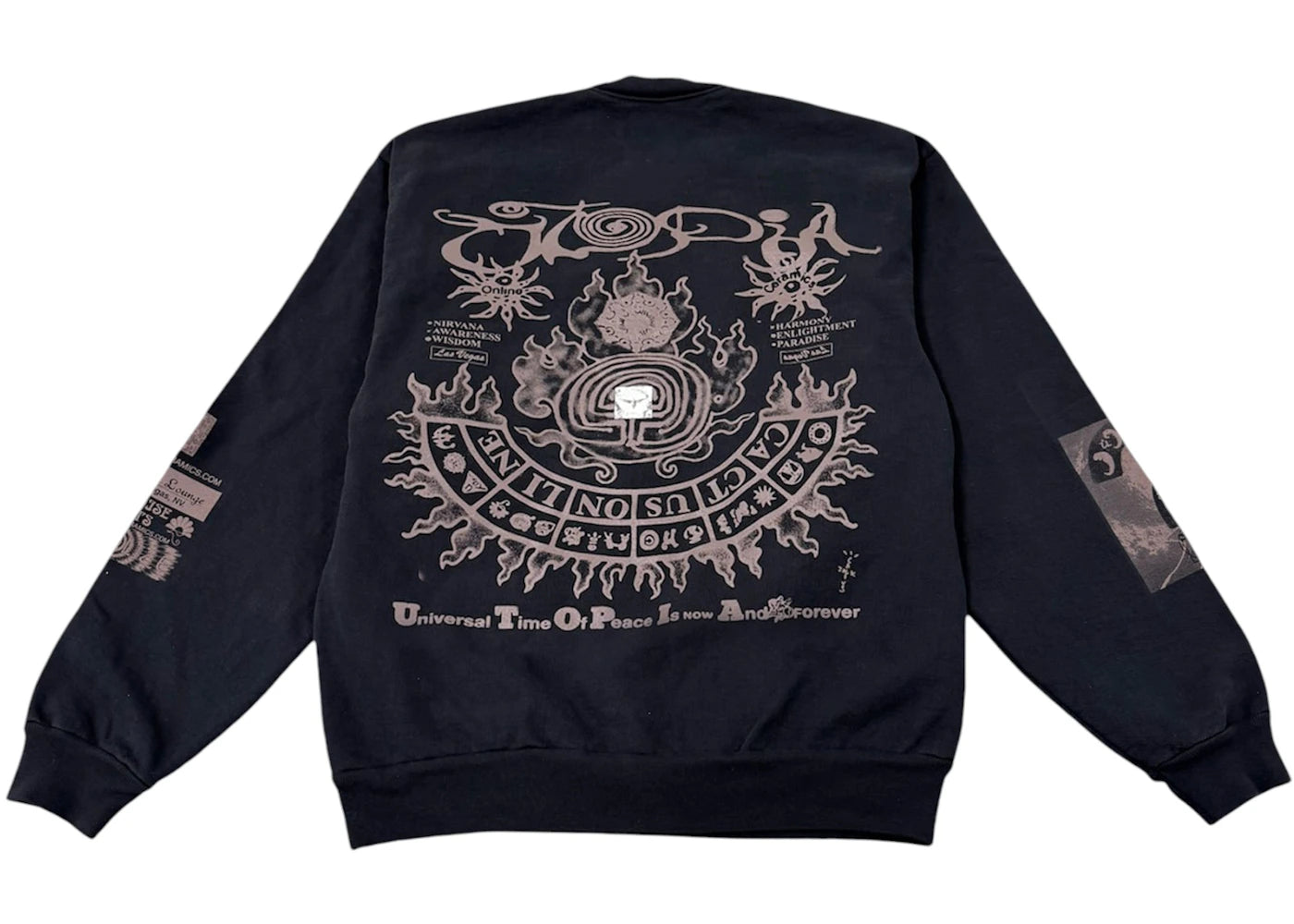 Travis Scott x Online Ceramics Utopia Crewneck Black